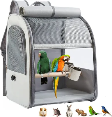 Produktbild von Rucksack Für Den Transport Von Papageien Und Vögeltransporter