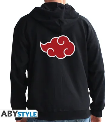 Produktbild von Naruto Shippuden Kapuzenjacken - Akatsuki (schwarz) M