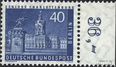 Produktbild von Briefmarken Berlin (West) 1956 Mi 149SR Seitenrandstück postfrisch Stadtbilder