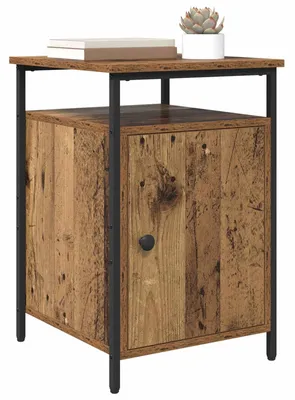 Obrázok produktu pre vidaXL Nočný stolík staré drevo 40 x 42 x 60 cm materiál na báze dreva