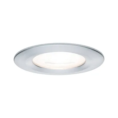 Produktbild von Paulmann Premium Einbauleuchten Set Nova rund dimmbar LED 3x7W 230V GU10 51mm Alu gedreht/Alu Zink