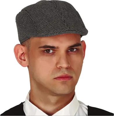 Immagine prodotto di Cappello in tweed accessorio detective per adulti grigio