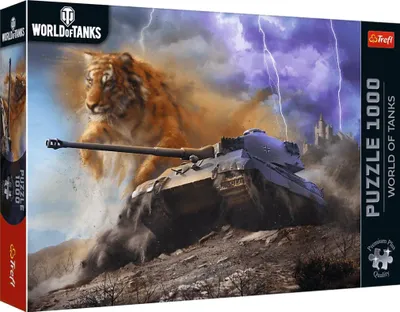 Obrázok produktu pre PUZZLE 1000 PremPlus World of Tanks:Tiger II 12089