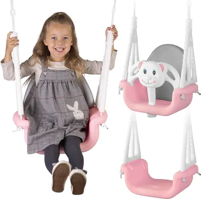 Zdjęcie produktu dla Medvídek 3 v 1 kbelíková houpačka Ricokids růžová