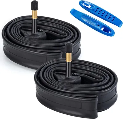Productafbeelding van 2 Stuks 28" Binnenband 700C, AV48mm Ventiel, 35/43-622, Geschikt voor Racefiets en Mountainbike