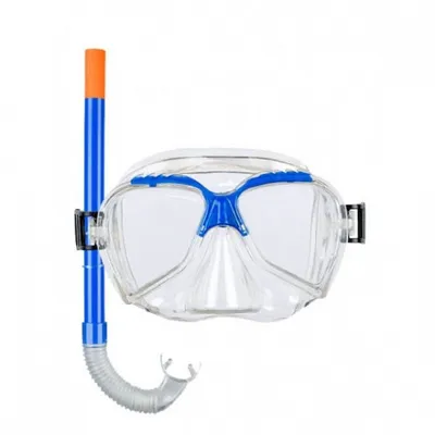 Produktbild von BECO-Beermann 99004-6, Kind, Halbe Gesichtsmaske, Schnorcheln, Polycarbonat, Blau, Transparent, 4 Jahr(e)