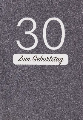 Produktbild von 30 Geburtstag  Glückwunschkarte im Format 115x17cm mit Umschlag