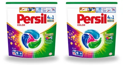 Produktbild von 2 x Persil Color 4in1 Discs - Waschmittel für Buntwäsche - Vorteilspackung - 2 Stücke