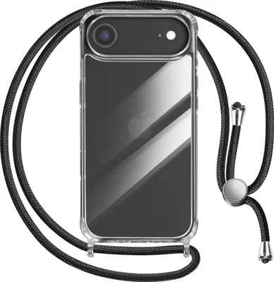 Obrázok produktu pre Avizar, puzdro iPhone Air Soft-Touch Silicone s nastaviteľným popruhom, priehľadné