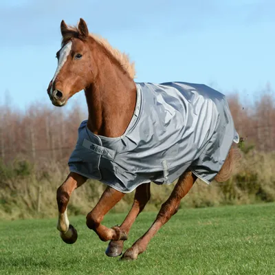 Produktbild von Bucas Smartex Medium Outdoordecke, Pferdedecke, Farbe:grau - grey, Größe:155 cm