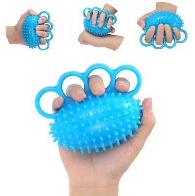 Productafbeelding van Hand oefenbal - Versterking grip en stressverlichting - Zwart