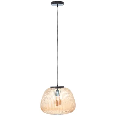 Produktbild von BRILLIANT Pendelleuchte 35cm Kaizen braun IP20 E27 40 Watt dimmbar g. f. Normallampe