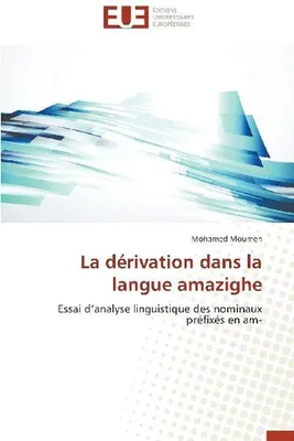 Produktbild von La dérivation dans la langue amazighe