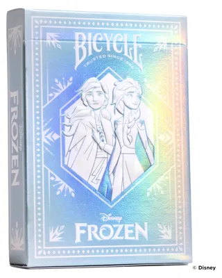 Zdjęcie produktu dla Bicycle® Deck of Cards - Disney Frozen Inspired Deck of Playing Cards Karty do pokera Ice Queen Pojedyncza talia
