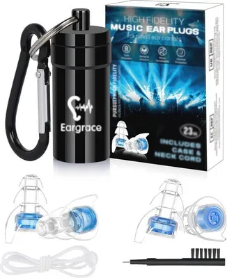 Produktbild von Famanu Gehörschutz Ohrstöpsel mit 23 dB Filter - für Konzerte und laute Veranstaltungen