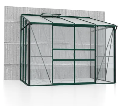 Zdjęcie produktu dla Szklarnia Vitavia "Osiris 5200" szmaragdowa 5,2 m² 3 mm bezpieczne szkło hartowane, 6 mm HKP