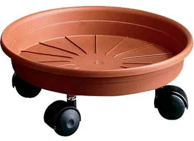 Obrázok produktu pre Podložka pod vázu s kolieskami, priemer 40 cm