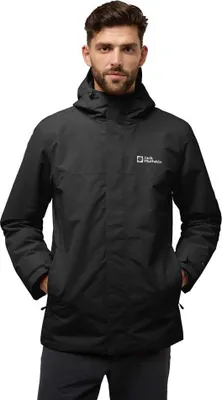 A man wearing a black jacket.