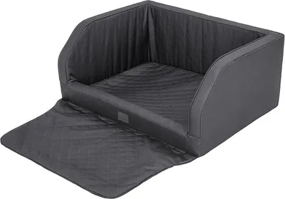 Imagen del producto de Silecomplaza: Asiento para perros, transportín para perros, cama para perros, transportines, para el asiento trasero, manta para perros, para el maletero, para perros grandes y medianos, color , (92x70x39 cm)