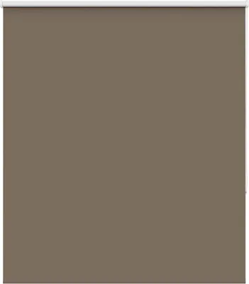Produktbild von Verdunkelungsrollo Kaffeebraun 125x175 cm Stoffbreite 121,6 cm