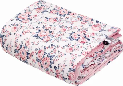 Produktbild von Roses & Smokey Pink Soft Velvet Kinderdecke 100x140cm