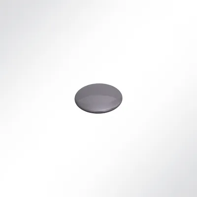Produktbild von Lysel® Druckknopf Kappe Grau Durchmesser 15mm (20 Stück)