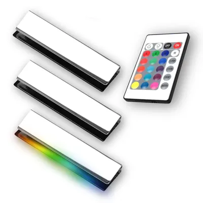 Image de kalb | Éclairage LED RGB pour vitrines Éclairage pour vitrines Clip verre, lot de 3