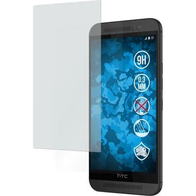 Produktbild von 2er-Pack PhoneNatic Glas-Folie matt  kompatibel mit HTC One M9 - Panzerglas für One M9