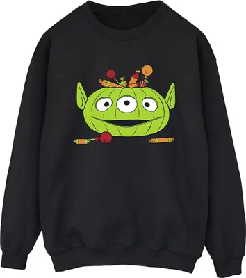 Immagine prodotto di Toy Story - Felpa "Alien Pumpkin Basket" per uomo - Halloween BI53090 (4XL) (Nero)