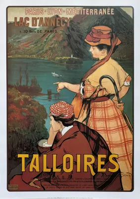 Immagine prodotto di Talloires - Lago di Annecy - 50x70 cm Poster