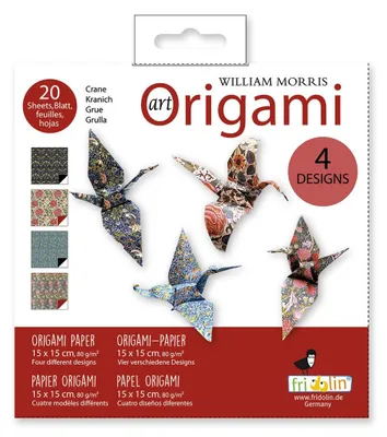 Produktbild von Origami-Kranich-Design von William Morris, Fridolin