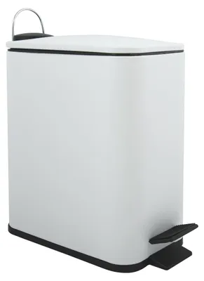 Produktbild von Spirella Treteimer Paris - weis - 5L - Metall - 28 x 14 x 29 cm