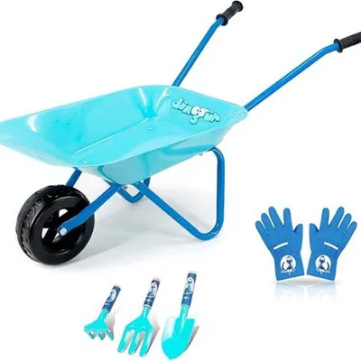 Obrázok produktu pre Detské drevené kolieskové vozíky, veľkosť 60 cm, farebné