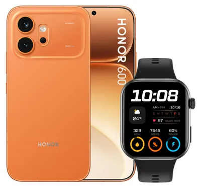 Image de Honor HOR6005G82565O+W smartphone 16,7 cm (6.57") Double SIM Android 16.0 5G USB Type-C 8 Go 256 Go 6400 mAh Orange
