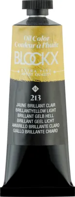 Produktbild von Blockx 3x Ölfarbe, Glänzendgelb hell - Tube 35ml - Hellglänzendgelb 213213BXC