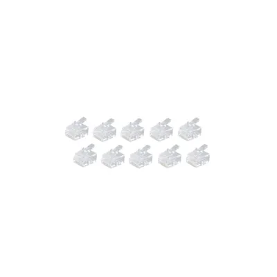 Produktbild von shiverpeaks BASIC-S Modular-Stecker RJ12 ungeschirmt 6-polig 10 Stück