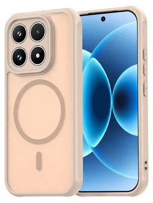 Produktbild von Techsuit - HaloFrost II MagSafe-Hülle für Xiaomi 17 – goldfarben