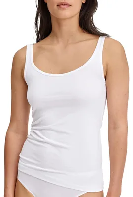 Produktbild von CALIDA Essential Baumwolle Tank-Top Damen Weiss 44-46