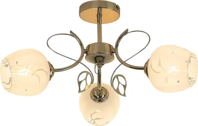 Zdjęcie produktu dla Lampa sufitowa klasyczna E27 3x40W kolor złoty 5098 Fauna Rabalux