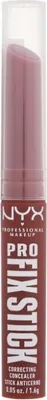Imagen del producto de NYX Professional Makeup, Corrector y Base de Maquillaje Pro Fix Stick, 1.6g - 0.6, tono Rojo Ladrillo