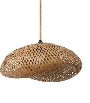 Produktbild von Boho Hängelampe aus Bambus E27 by Kobi Design