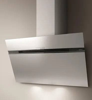 Image de Hotte décorative inclinée 90cm 735m3/h inox - Elica - STRIPE IX/A/90/LX - stripe lux