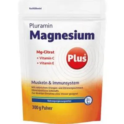 Produktbild von Pluramin Magnesium plus Pulver Nachfüllbtl. 300 g