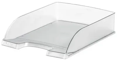 Image de Corbeille à courrier Leitz Standard Plus, 255 x 360 x 70 mm, transparente