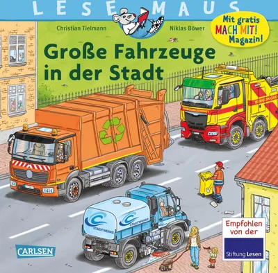 Produktbild von LESEMAUS 188: Große Fahrzeuge in der Stadt