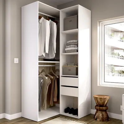 Immagine prodotto di Labuco - Guardaroba Grande, 105x205h cm Bianco, Modulabile