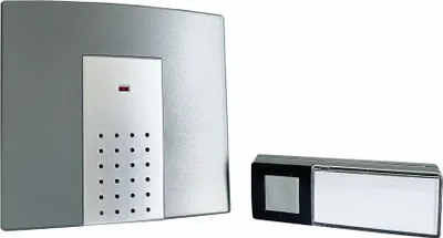 Produktbild von HEIDEMANN Funkklingel Set HX Square - Erweiterbare Klingel - Batteriebetrieben - Funk Klingel - inkl. Sender & Empf?nger - HX Türklingel - anthrazit