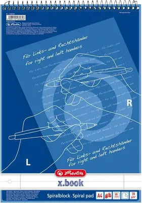 Produktbild von 5x Herlitz Collegeblock / DIN A4 / für Rechts & Linkshänder / liniert