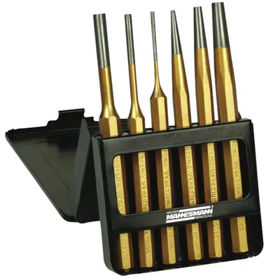 Produktbild von Brüder Mannesmann Durchtreiber-Satz 6-tlg. Stahl 65410