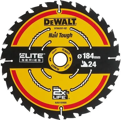 Obrázok produktu pre DeWALT DT10401-QZ, diamantová čepeľ, suché rezanie, Drevo, 1,6 cm, 18,4 cm, 1 mm